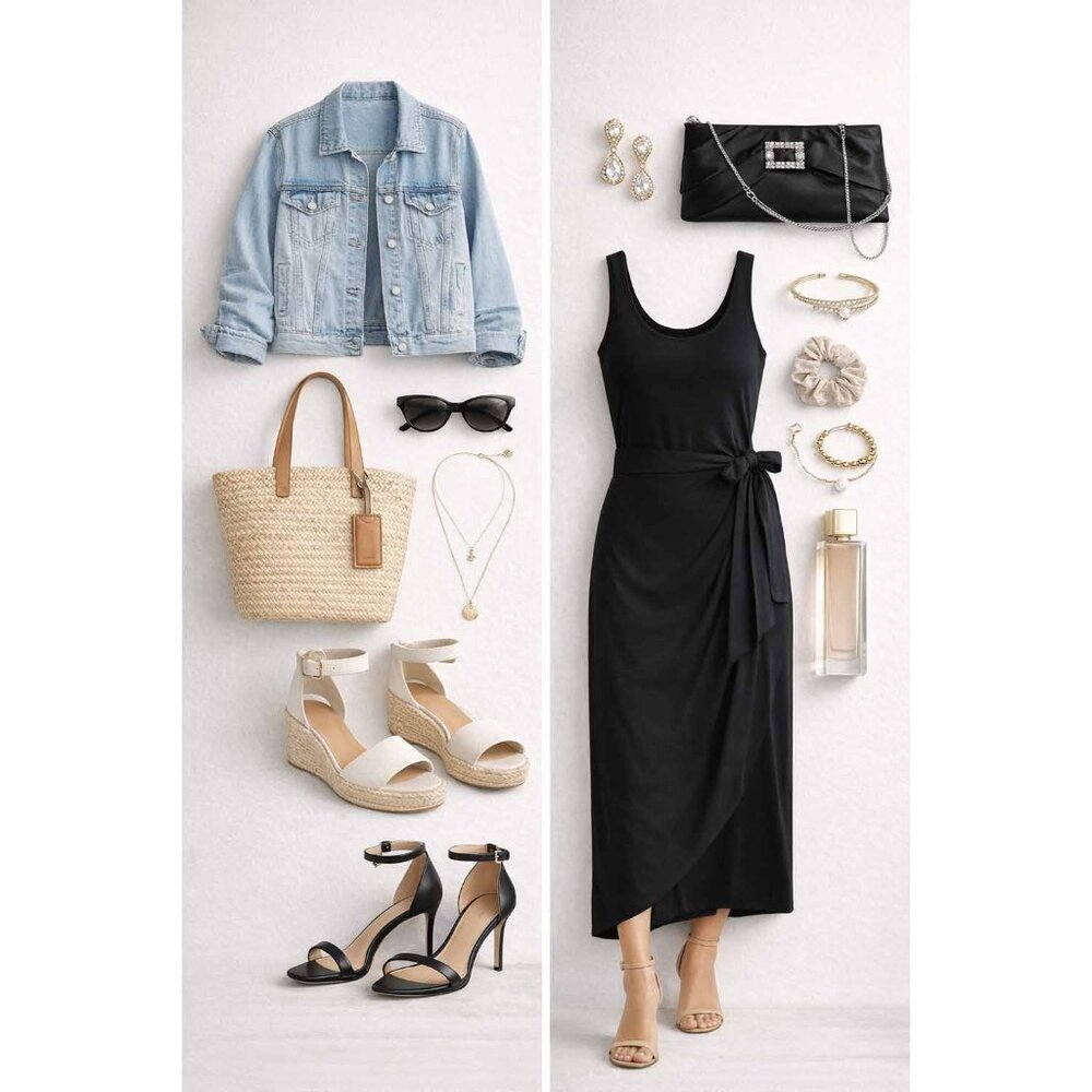 NWT White House Black Market Wrap Midi Dress.  Size Small